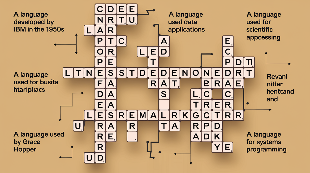 Early Computer Language Crossword: From FORTRAN to COBOL